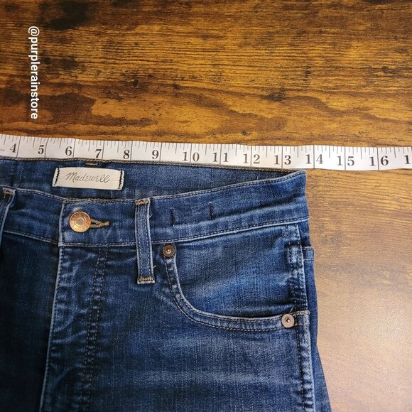 Madewell Jeans 27 Skinny 10" High Rise Tummy Control Slimming F4664 Medium Dark - Picture 8 of 13